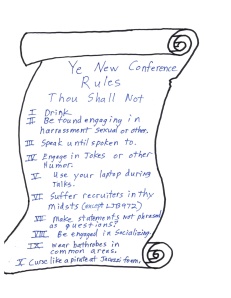 Ye New Conference Rules